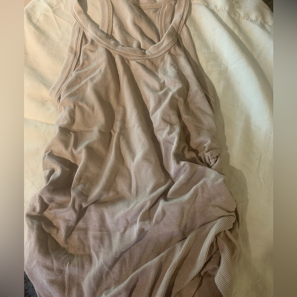 Sleeveless Ribbed Tank Top